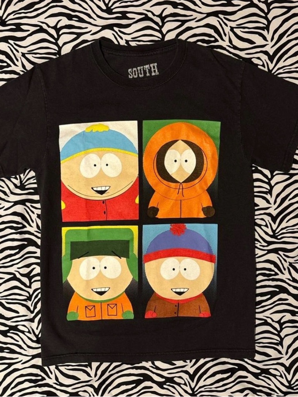 South Park Character Grid Tee - Black